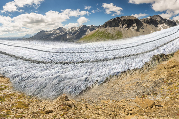 Ecco come poteva apparire il ghiacciaio di Segnes Ecco come poteva apparire il ghiacciaio di Segnes