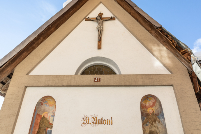 Aufnahme der Kapelle Sogn Antoni in Andiast Aufnahme der Kapelle Sogn Antoni in Andiast
