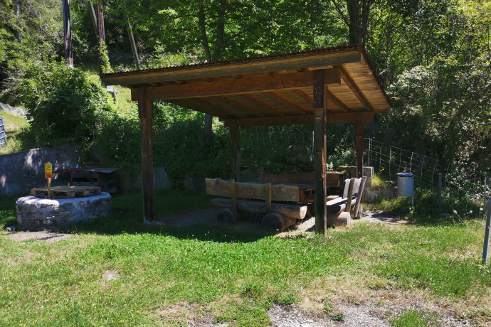 Covered table Covered table