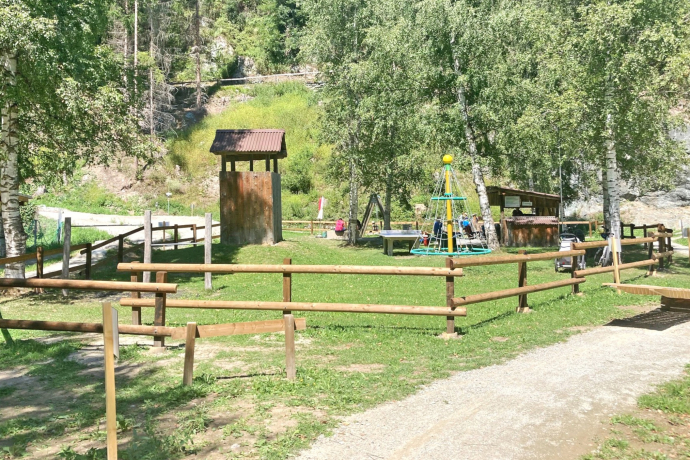 Aufnahme des Bikeparks Igniu. Aufnahme des Bikeparks Igniu.