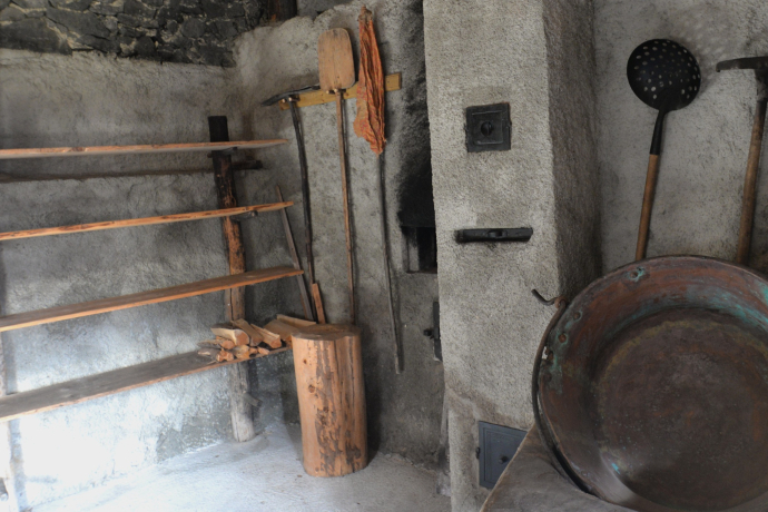 Innenaufnahme des Pistregns in Sogn Benedetg