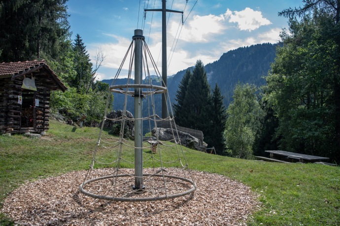Das Foto zeigt den Spielplatz Plaun Salter