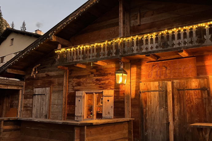 Die Hütte Lenzerheide aussen