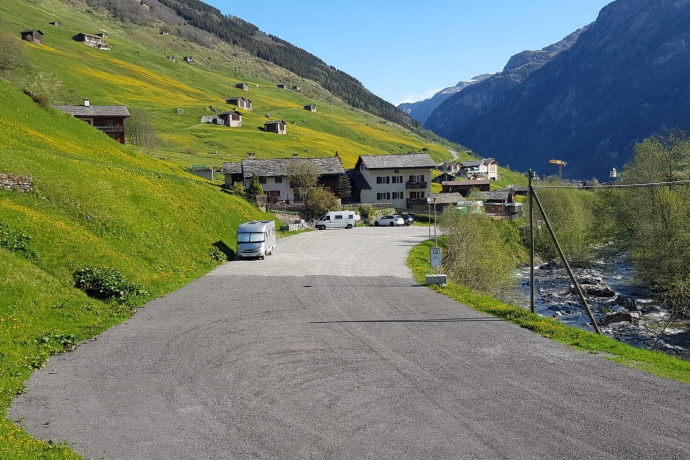 Parcheggio ferrovia di montagna Vals Parcheggio ferrovia di montagna Vals
