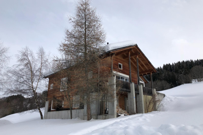 Ferienhaus Becht, Tschappina - Ansicht Winter